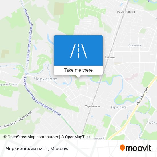 Черкизовкий парк map