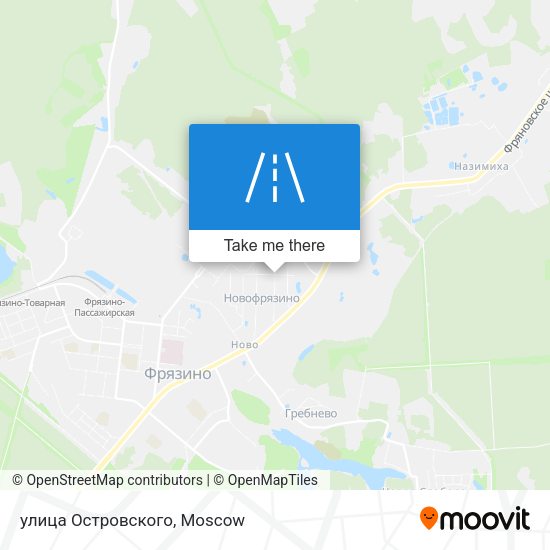 улица Островского map