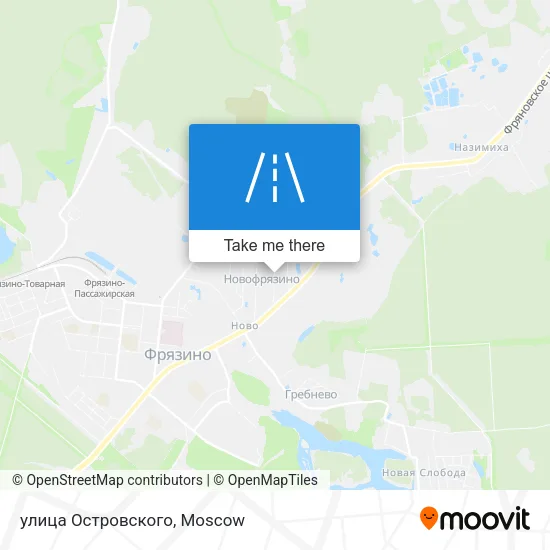 улица Островского map