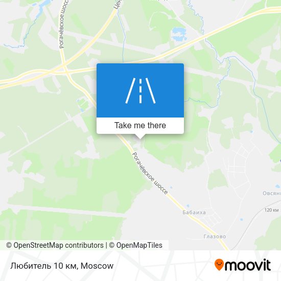 Любитель 10 км map