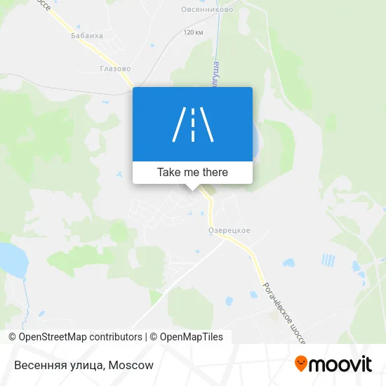 Весенняя улица map