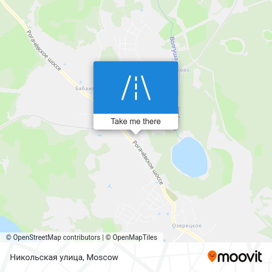 Никольская улица map