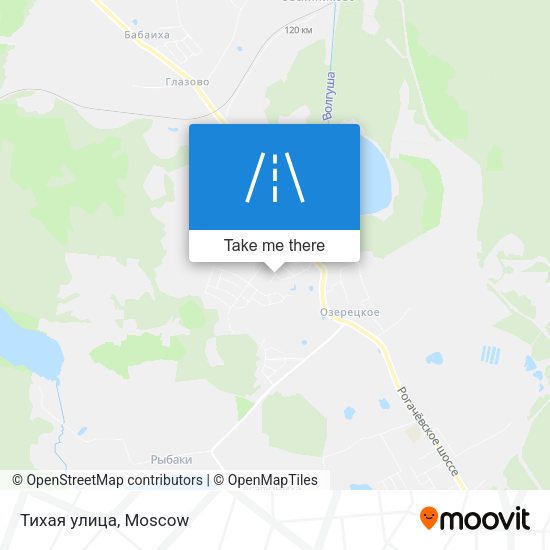 Тихая улица map