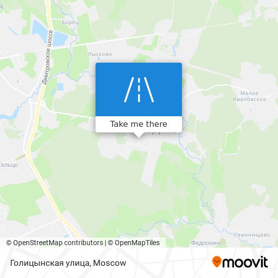 Голицынская улица map