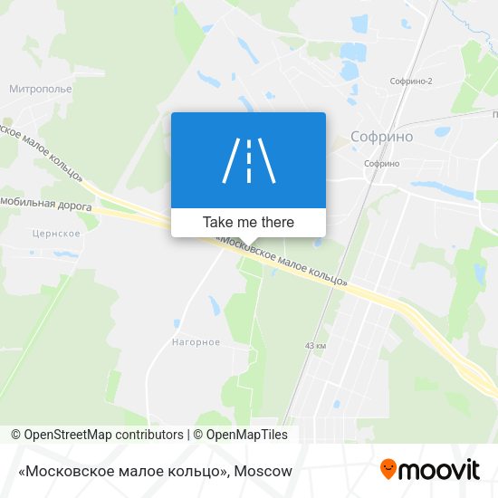 «Московское малое кольцо» map