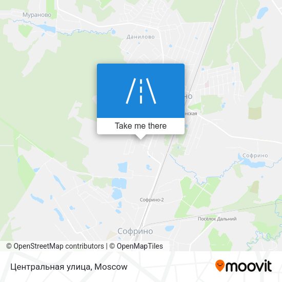 Центральная улица map
