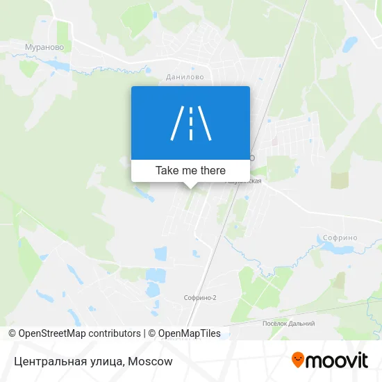 Центральная улица map