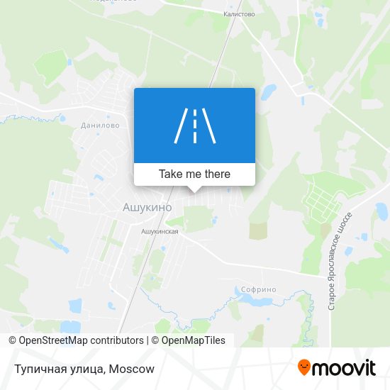 Тупичная улица map