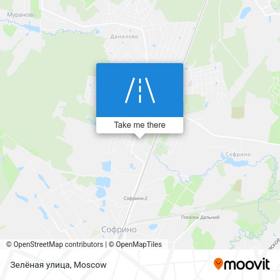 Зелёная улица map