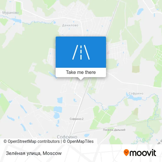 Зелёная улица map