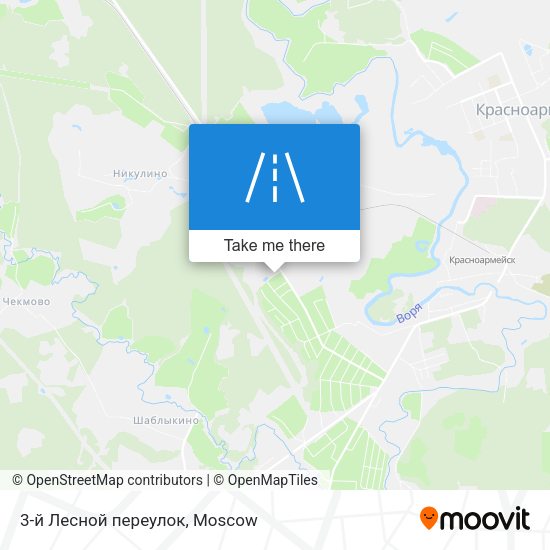 3-й Лесной переулок map