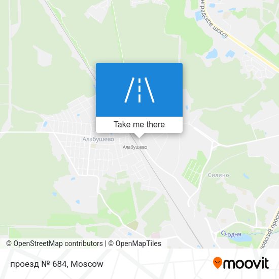 проезд № 684 map