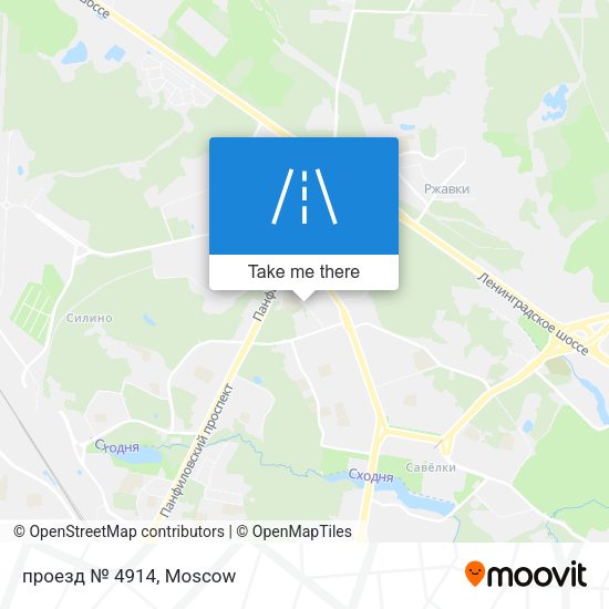 проезд № 4914 map