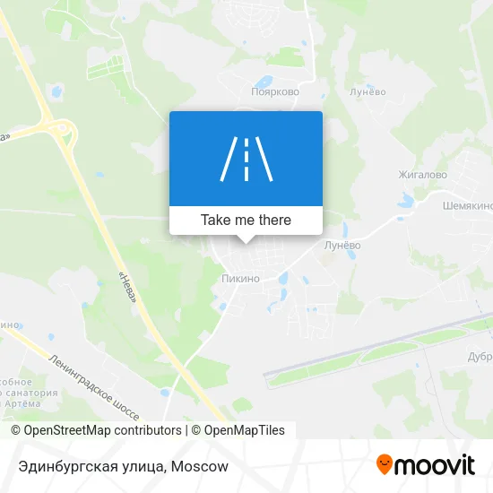 Эдинбургская улица map