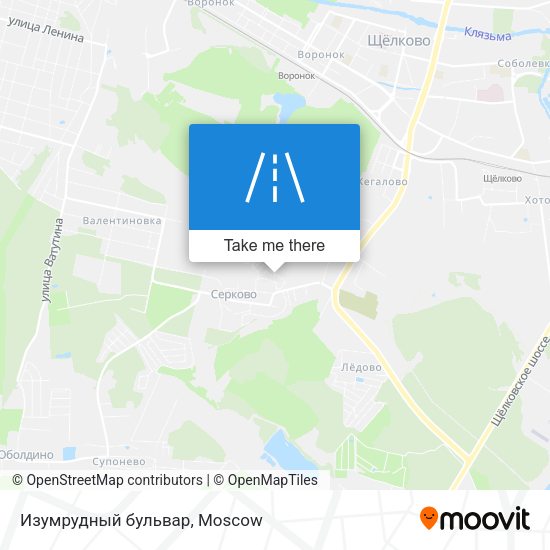 Изумрудный бульвар map