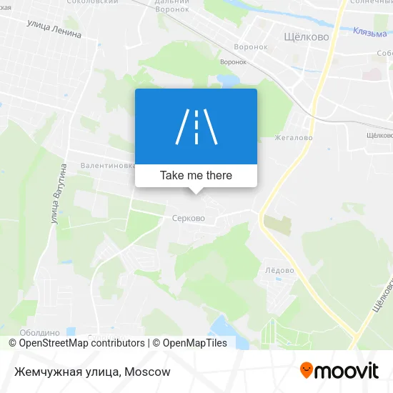 Жемчужная улица map