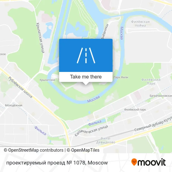 проектируемый проезд № 1078 map