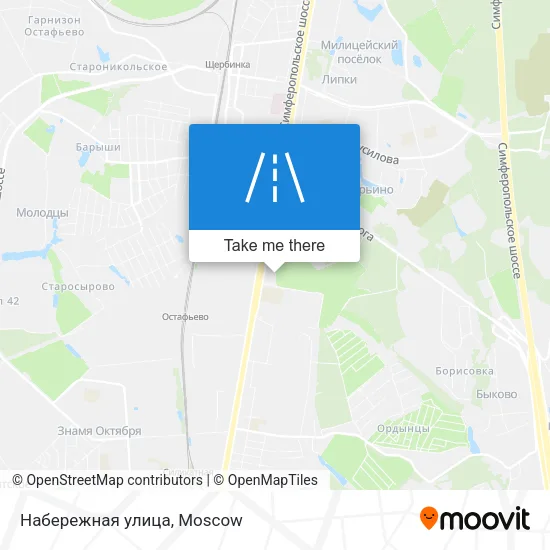 Набережная улица map