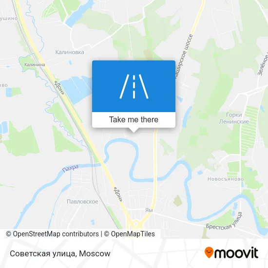 Советская улица map