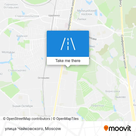 улица Чайковского map