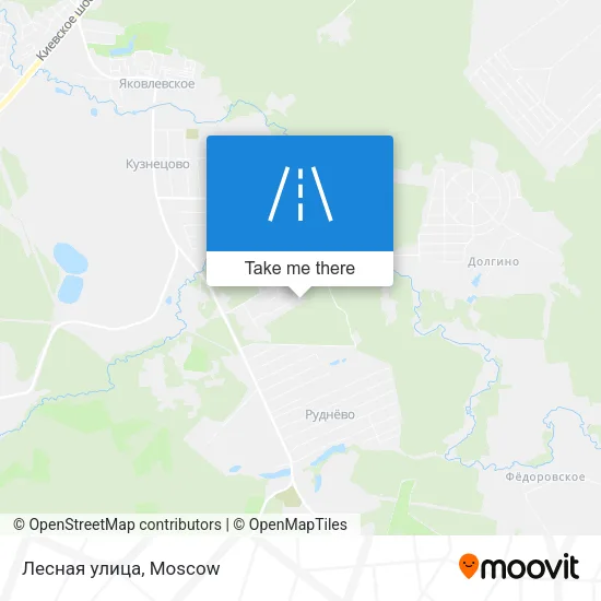 Лесная улица map