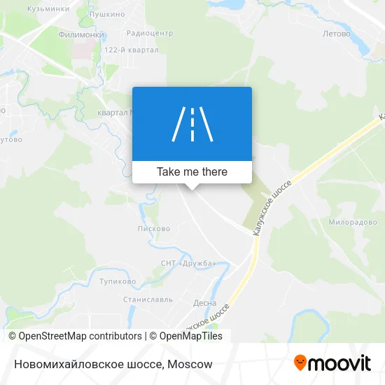 Новомихайловское шоссе map