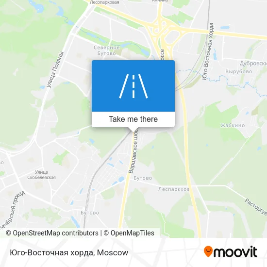 Юго-Восточная хорда map