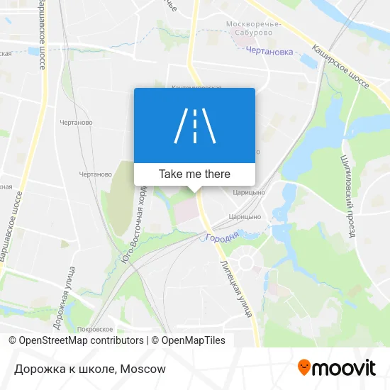 Дорожка к школе map