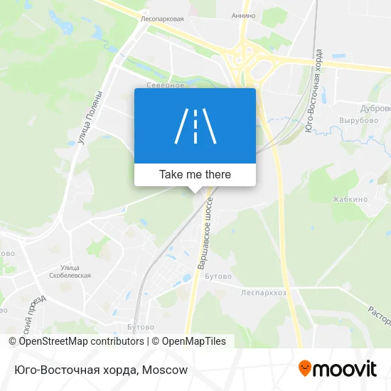 Юго-Восточная хорда map