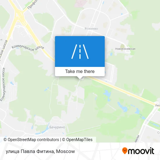 улица Павла Фитина map