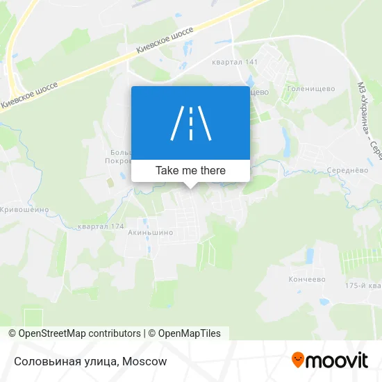 Соловьиная улица map