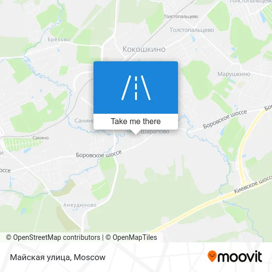 Майская улица map