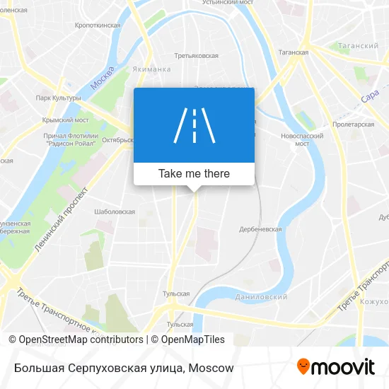 Большая Серпуховская улица map