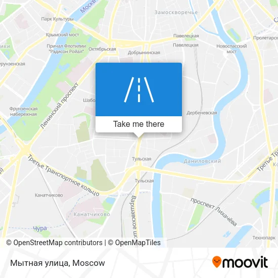 Мытная улица map