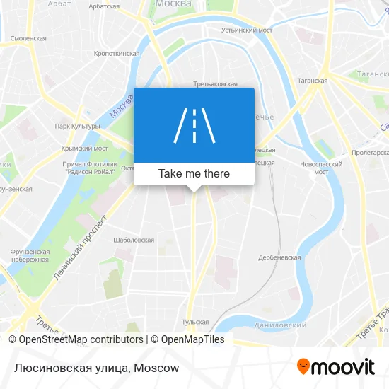 Люсиновская улица map