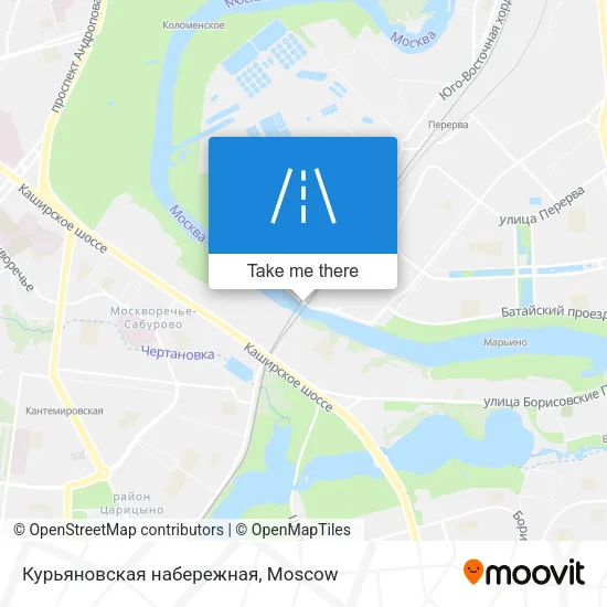 Курьяновская набережная map