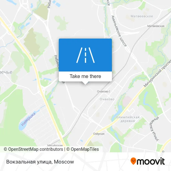 Вокзальная улица map