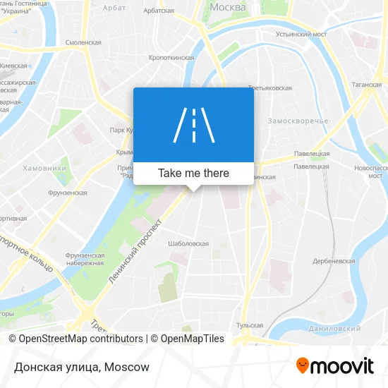 Донская улица map
