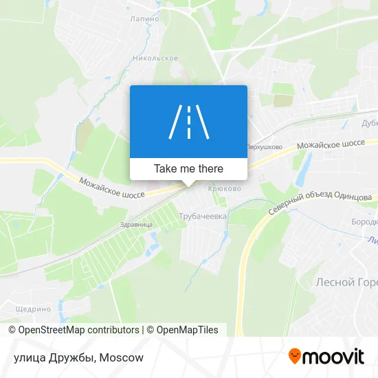 улица Дружбы map