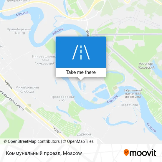 Коммунальный проезд map