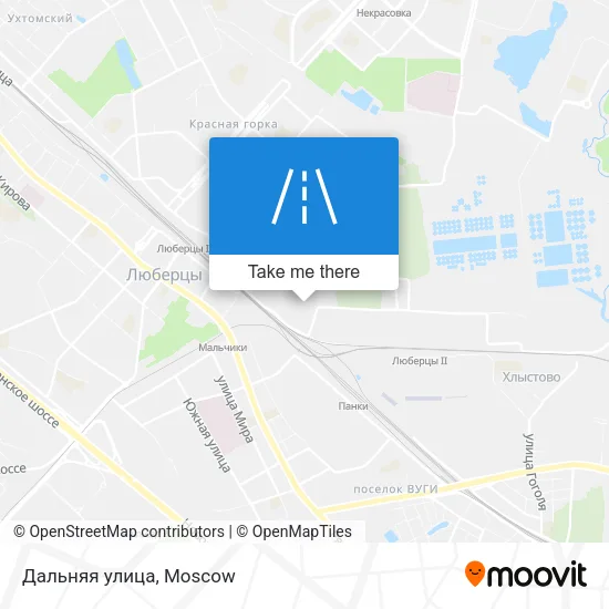Дальняя улица map