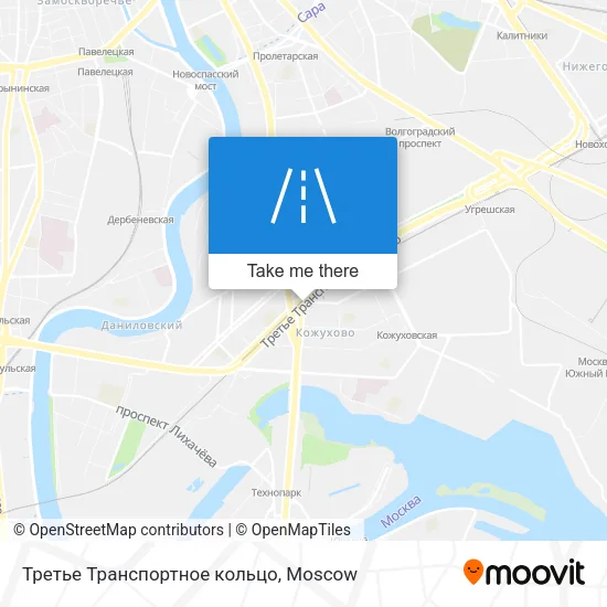 Третье Транспортное кольцо map