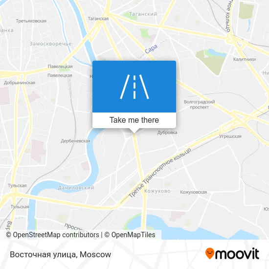 Восточная улица map