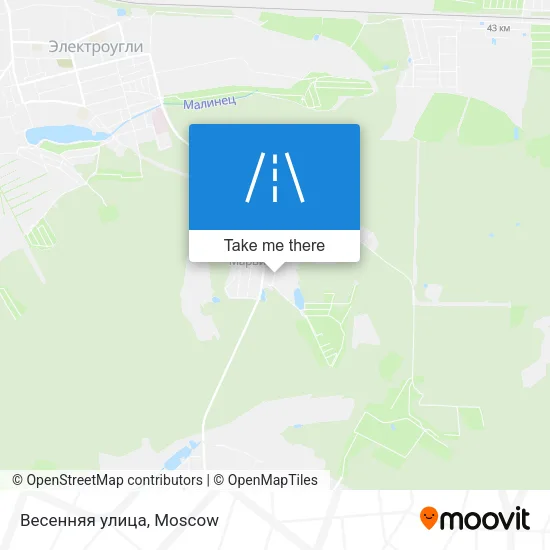 Весенняя улица map
