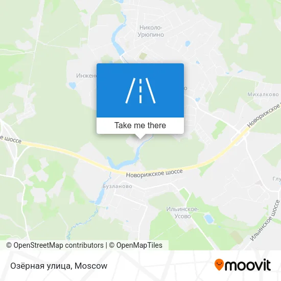 Озёрная улица map