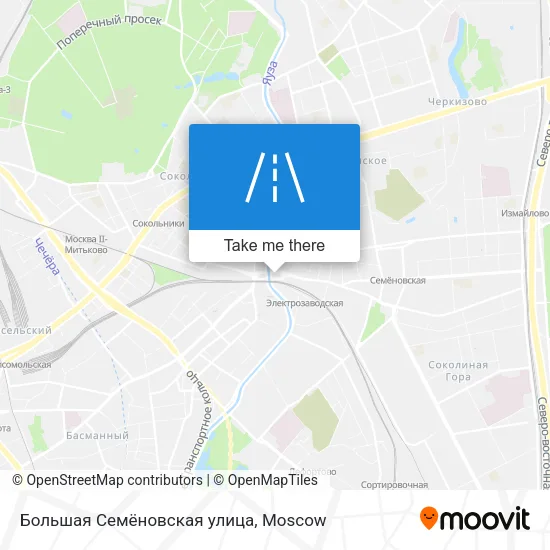 Большая Семёновская улица map