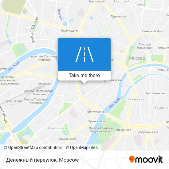Денежный переулок map