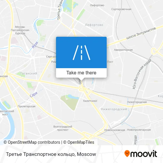 Третье Транспортное кольцо map