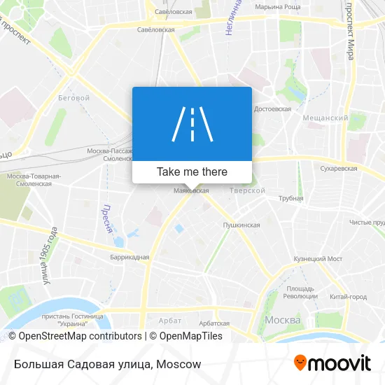 Большая Садовая улица map