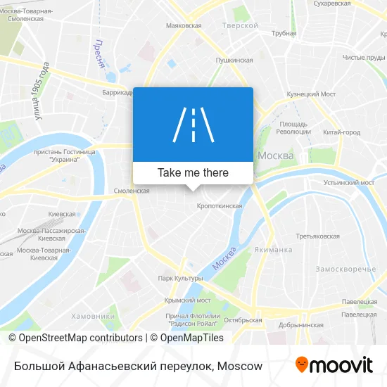 Большой Афанасьевский переулок map